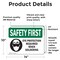 Signmission 10 in Height, 14 in Width, Vinyl Decal, Rectangle OS-2PACK-SF-D-1014-L-10608 - alternate 3